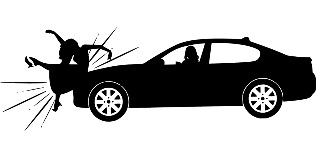רכב פוגע והולך רגל